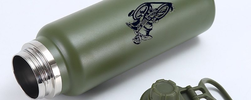 customize your own logo or pattern on the water bottle #vacuumflask