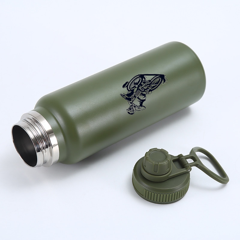 customize your own logo or pattern on the water bottle #vacuumflask