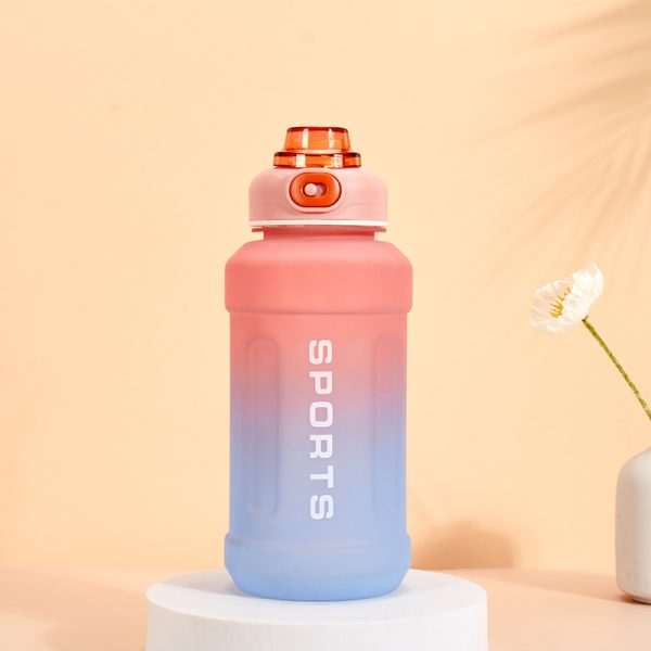 plastics sports water bottles with bounce lips